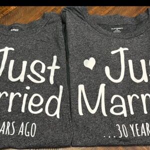 Just Married… 30 Years Ago Shirts